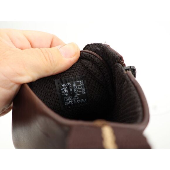 Ecco Elaina Street Combat Ankle Boot Women Size 6 / 6.5 Brown Leather Lace UP - Picture 11 of 13